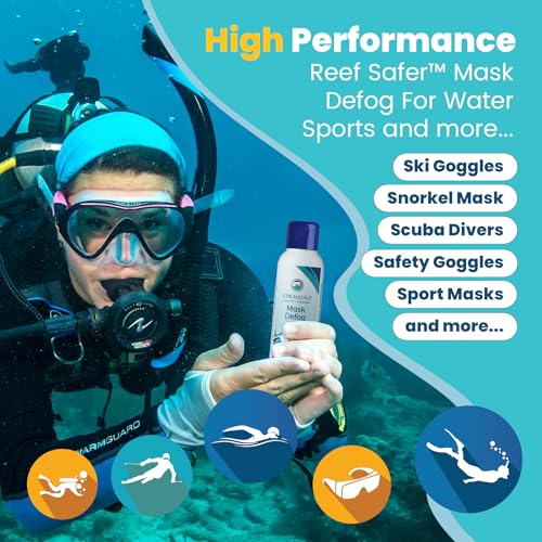Anti-Fog Spray for Swim Goggles, Snorkel & Ski Masks - 2 Fl Oz