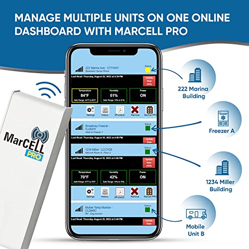 Remote Temperature and Humidity Monitor - 4G Verizon Connection
