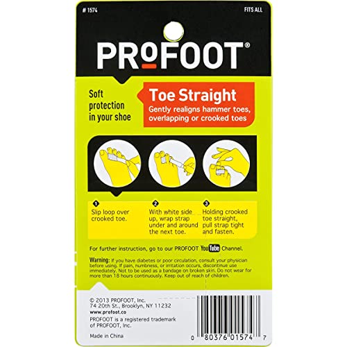 Toe Straightener Hammertoe Wrap for Pain Relief - 1 Pair