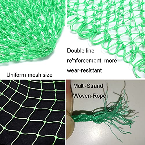 Fishing Net Replacement - Green 14 Inch Nylon Landing Net