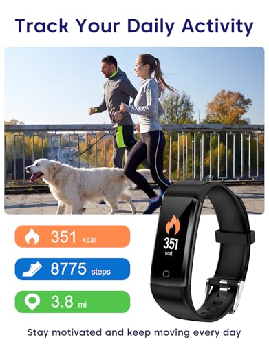 Standalone Pedometer Watch | Simple Fitness Tracker, IP68 Waterproof