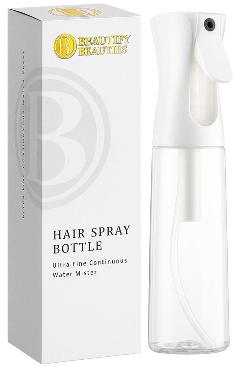 BeautifyBeauties Spray Bottle - Continuous Mister for Hair, Cleaning & Plants | 10.1 Ounce Capacity