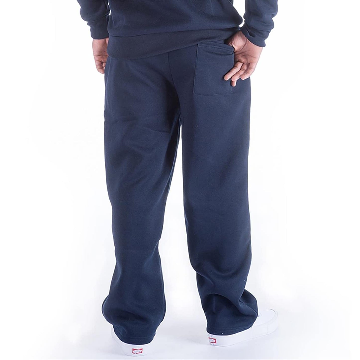Yasumond Mens Athletic Sweatpants Fleece Basic Drawstring Running Workout Outdoor Sports Sweat Pants 701 XL Navy