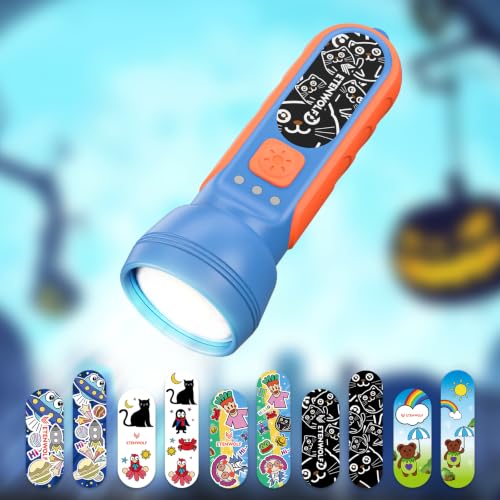 ETENWOLF L1 Rechargeable Kids Flashlight with DIY Stickers - 6 Modes, 360 Lumens, USB-C Rechargeable, Waterproof, Drop-Tested, Giftable