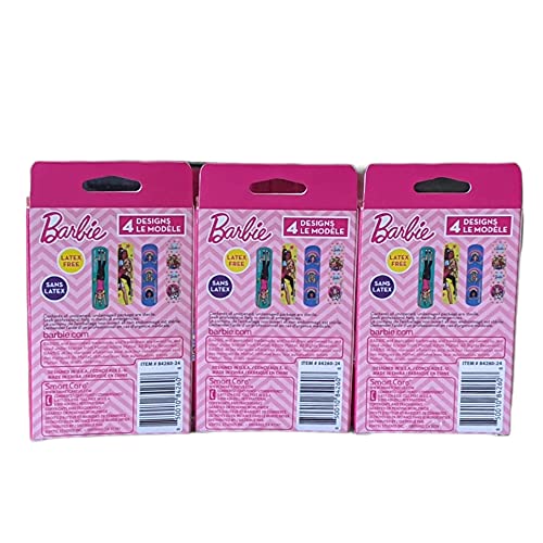 Barbie Themed Kids Adhesive Bandages - 60 Count Value Pack