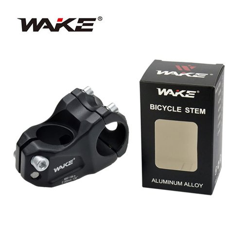 WAKE Bicycle Stem 31.8 mm 50 mm Bicycle Handlebar Riser 30 Degree Short Bicycle Handlebar Stem for BMX, MTB Mountain Bikes, Road Bike, Downhill