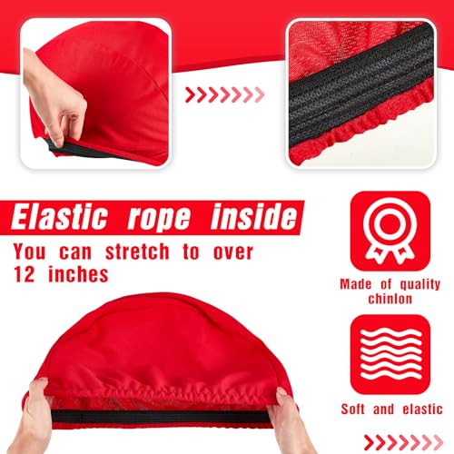 Ramede Red Scrimmage Helmet Covers 6 Pack for Football & Hockey