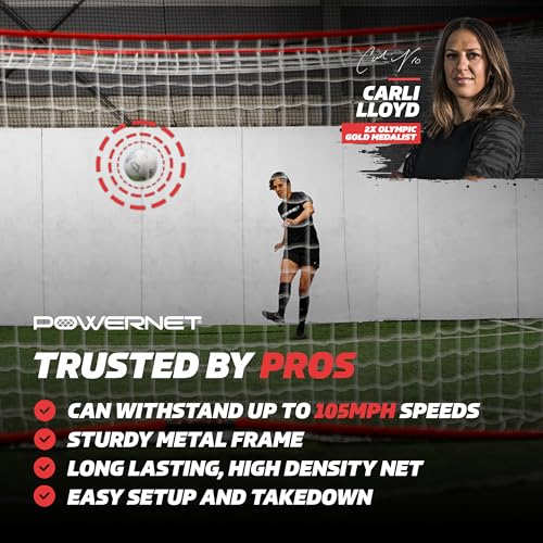 Portable Soccer Goal 12x6 FT - Quick Setup with Carry Bag