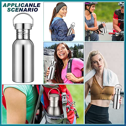 12-Pack 17oz Stainless Steel Water Bottles for Sports & Outdoors
