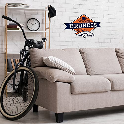 Denver Broncos Pennant - 18" Soft Felt Wall Decor