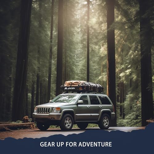 Heavy-Duty 64" Roof Rack Basket for SUV & Pickup Trucks - 150 lbs Capacity