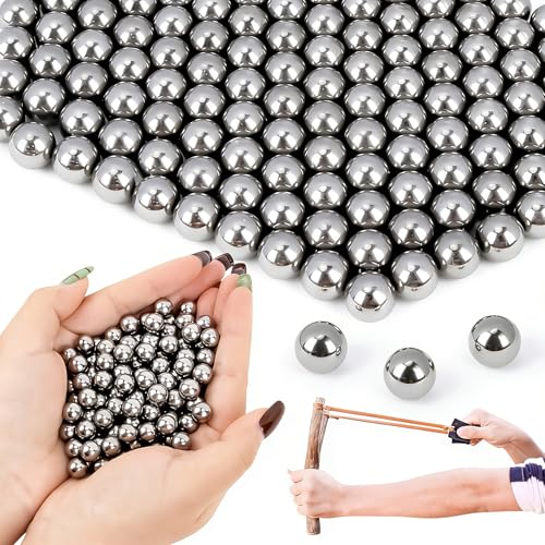 Steel Practice Pellets for Slingshots - 3/8 Inch Ammo Balls
