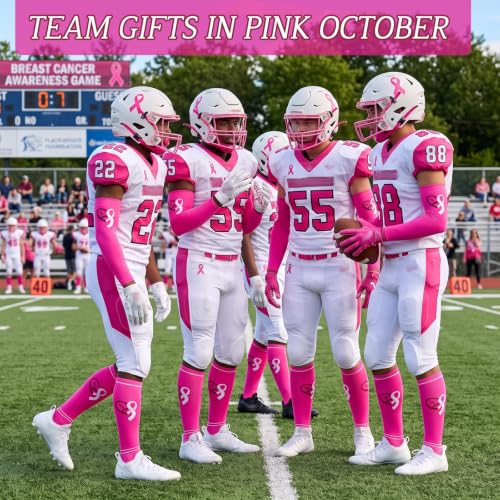 Cozypower Breast Cancer Awareness Sleeves & Socks Set X-Small Pink 12