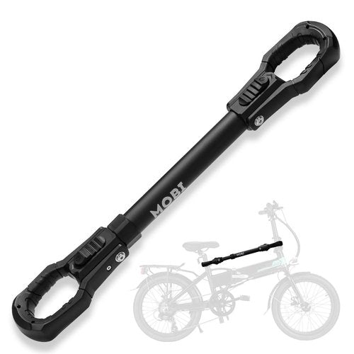 MOBI OUTDOOR E Bike Frame Adaptor Fits Up to 100lbs for E Bike Hitch Platform Rack, Adjustable Aluminum Adaptor with Rubber Hooks, Adapt Diverse Bike Frames, Women's BMX & Non-Standard Frames