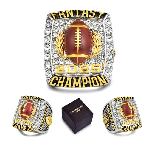 Fantasy Football Championship Ring - 2025 Edition Trophy Award