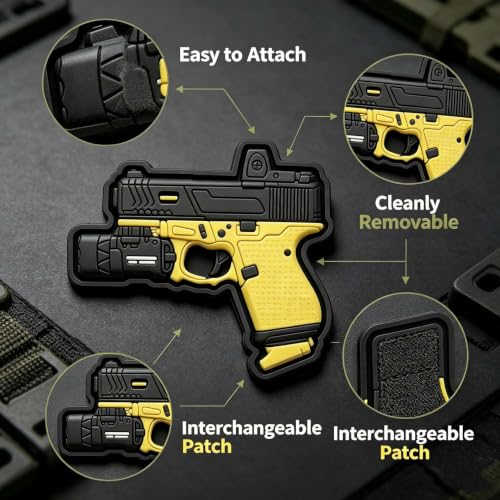 Funny PVC Tactical Morale Patch with Hook Backing