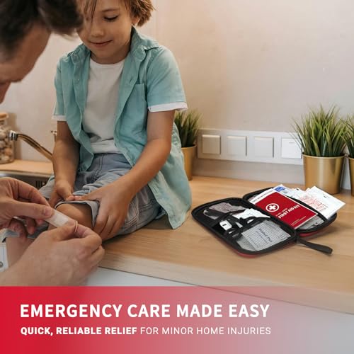184-Piece All-Purpose First Aid Kit - Portable Emergency Supplies