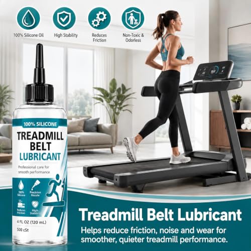Treadmill Lubricant - 100% Silicone Oil for Smoother Performance
