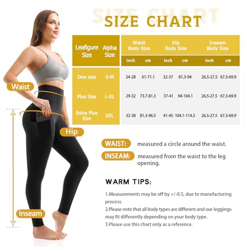 Walifrey Leggings with Pockets for Women