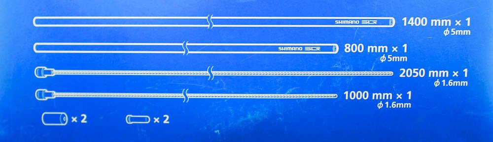 Shimano PTFE Road Brake Cable and Housing Set (Black)