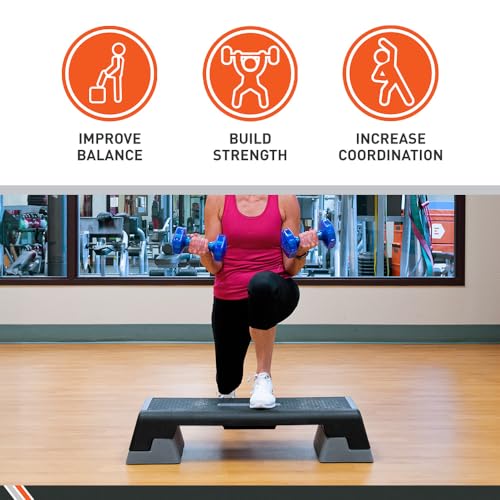 Aerobic Step Platform for Cardio & Rehabilitation - Adjustable Height