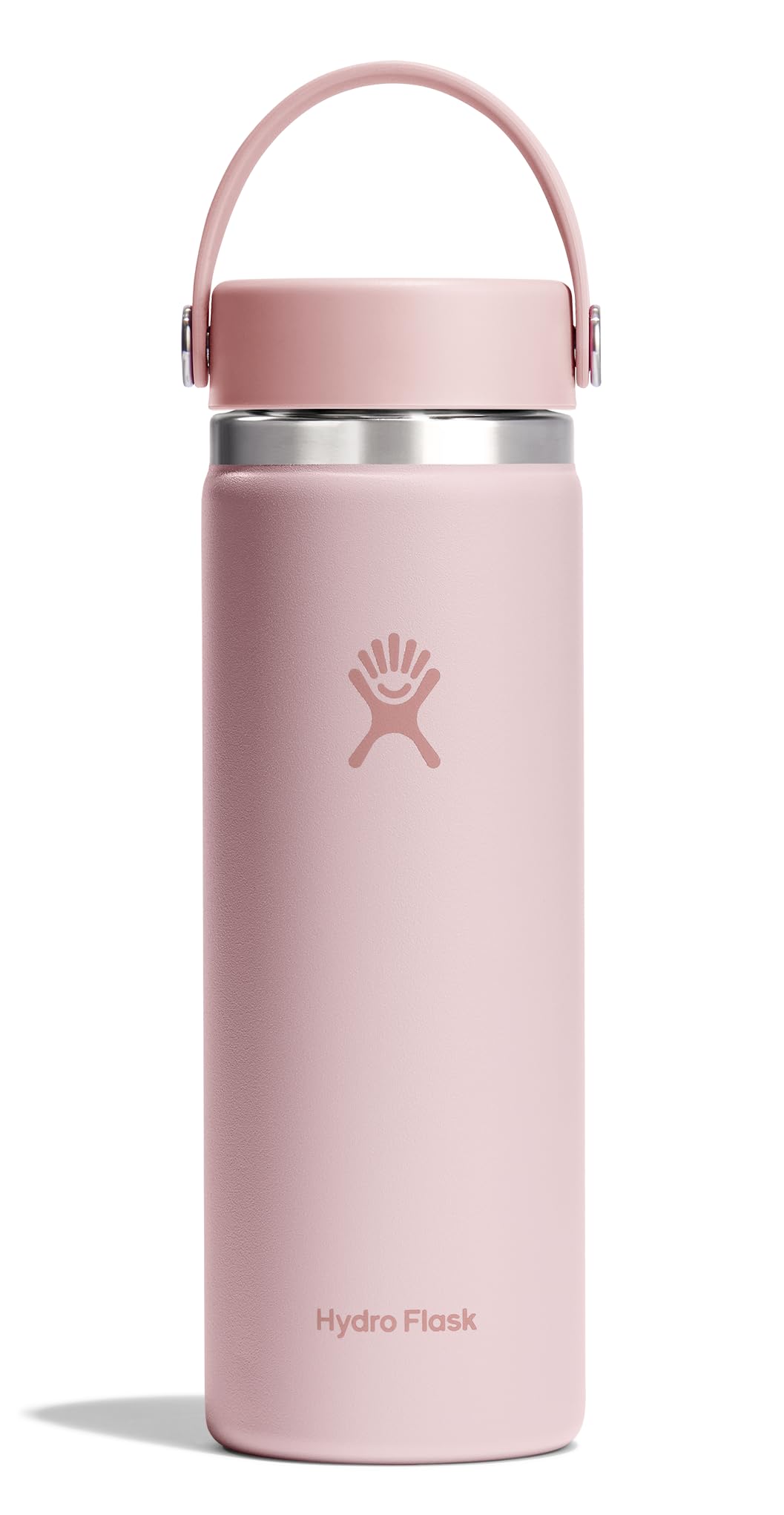 Hydro Flask Water Bottle - Insulated Stainless Steel - Wide Mouth Flex Lid, Non Spill, Leakproof and Refillable in 20 Oz Tonal Trillium