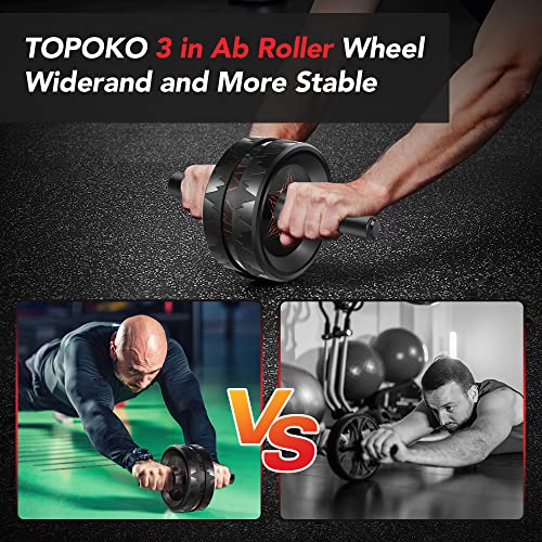 Ab Roller Wheel for Core Strength Training - Portable & No Noise