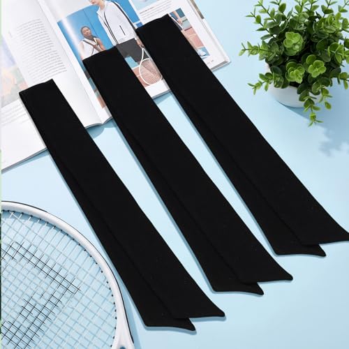 Adjustable Black Headband Set - 3pcs Sports Sweatbands for Men & Women