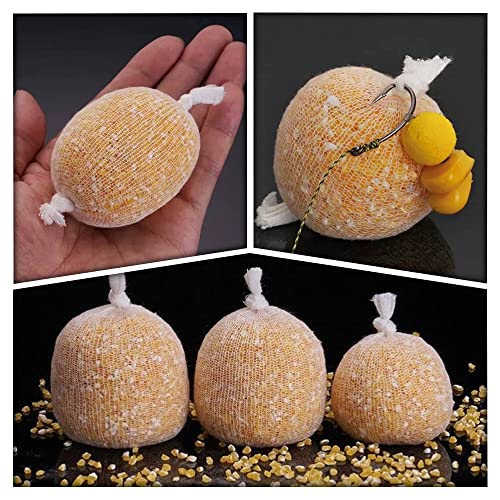 2 Pcs PVA Carp Fishing Bait Wrap Bags - 37mm Mesh
