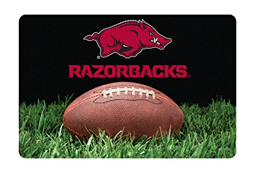 NCAA Arkansas Razorbacks Classic Football Pet Bowl Mat - Large
