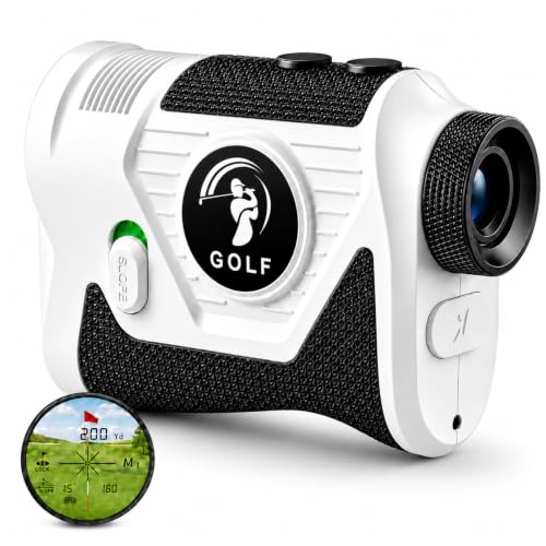 Golf Range Finder with Slope Switch - 1200 Yards, 7X Optics