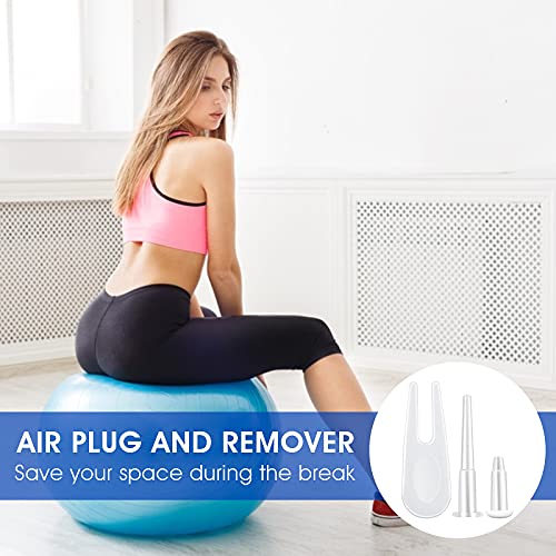 Yoga Ball Replacement Plug Kit - 1 Puller, 5 Long & 5 Short Stoppers
