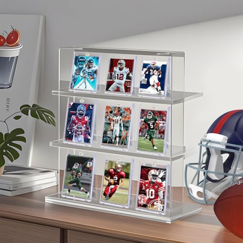 8ct Magnetic Card Holders - 35pt Hard Card Sleeves for Trading Cards