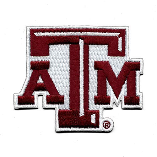 Texas A&M Aggies Primary Logo Iron-On Embroidered Patch - Small