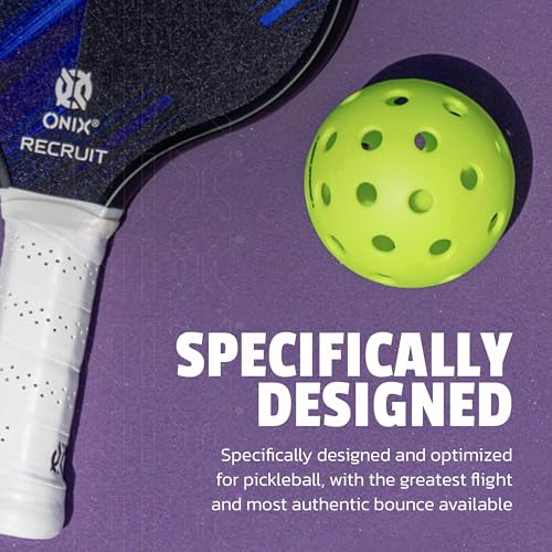 Outdoor Pickleball Balls - Onix Fuse G2 Neon Green, 3 Pack