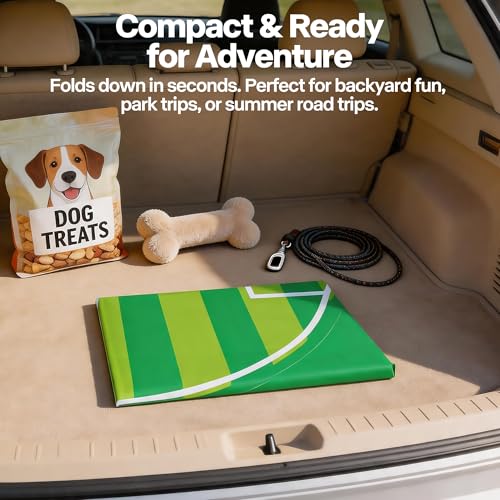 Dog Splash Pad - 51" Non-Slip Sprinkler Mat for Summer Fun