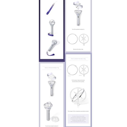 KPOP HEAVEN KATSEYE Official LightStick + 6 Official Photocards & 3 Extra Photocards Set