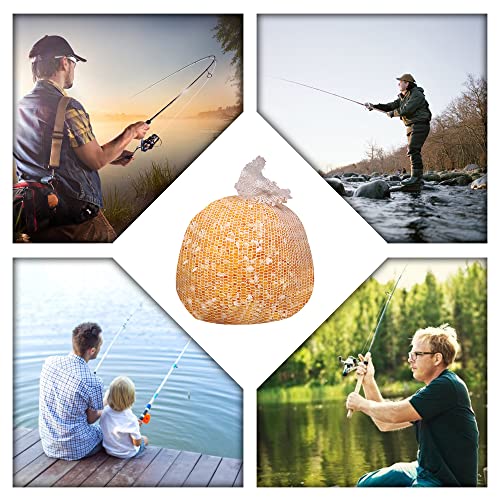 2 Pcs PVA Carp Fishing Bait Wrap Bags - 37mm Mesh
