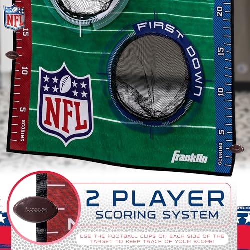 NFL Door Jam Football Target Toss Game Set with Mini Balls