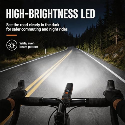 High Lumens Super Bright Bike Lights for Night Riding,Precision