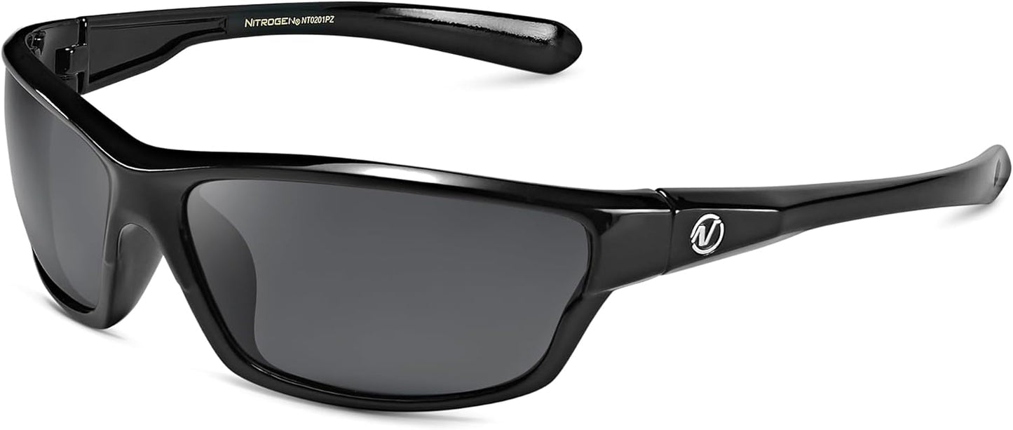 Nitrogen Polarized Sport Sunglasses - UV400 Protection for Men & Women | Ideal for Driving, Fishing, Running