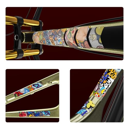 Bike Frame Stickers - 3D PVC Lightweight Protection for All Bikes