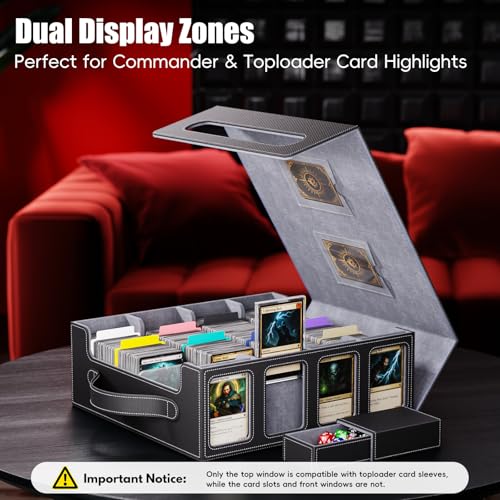 Extra-Large Trading Card Storage Box for 3500+ Cards with Magnetic Lid