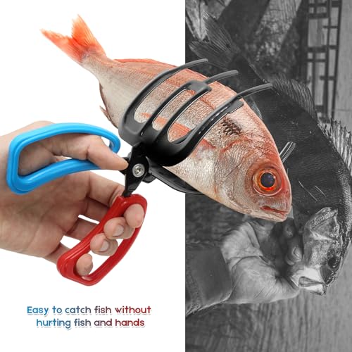 3-Claw Fish Gripper Tool - Durable Metal Fishing Pliers
