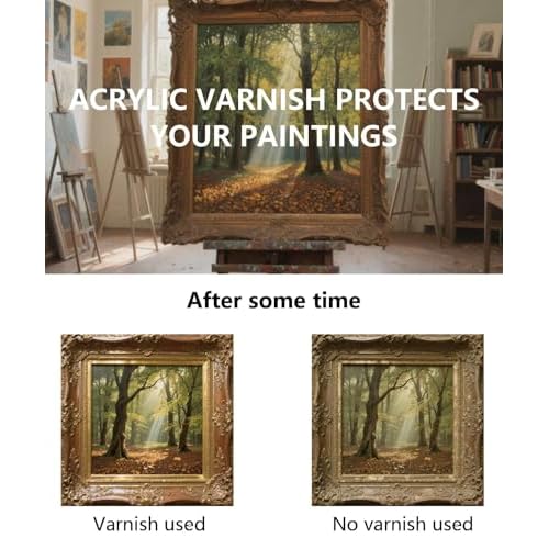 100ml Varnish ? Clay Glaze for Air Dry Clay, Helps Prevent Cracks, Scratches & Wear, While Adding a Clear Glossy Finish (Matte)