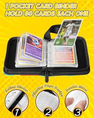 Legao Lotadilo Mini Size 1-Pocket Card Binder for 80 Cards - Trading & Collectible Cards