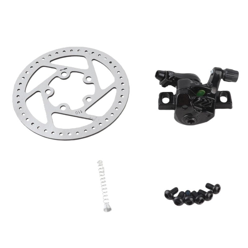 Disc Brake Kit, Aluminum Alloy Disc Wheel Brake Kit 110mm Disc Rotor Replacement for M365/Pro Electric Scooter