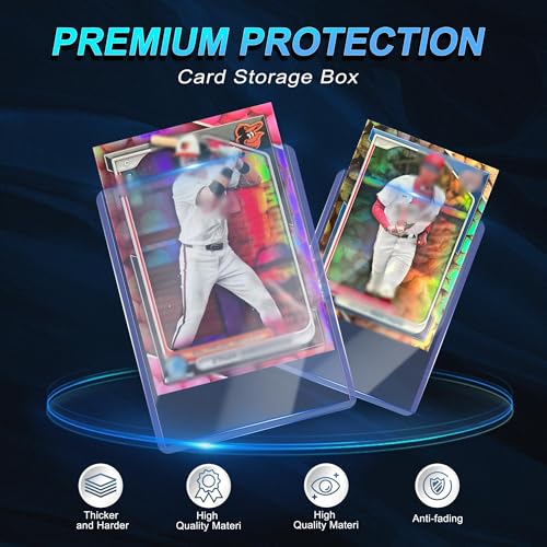 400 Card Sleeves Bulk Pack - 200 Hard & 200 Soft Protectors