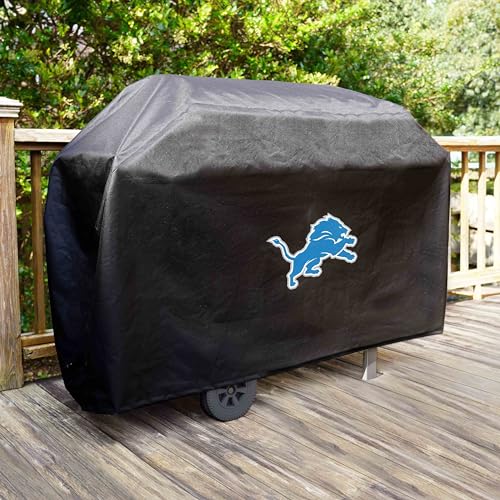 Detroit Lions Heavy-Duty Grill Cover - 68in x 21in x 35in