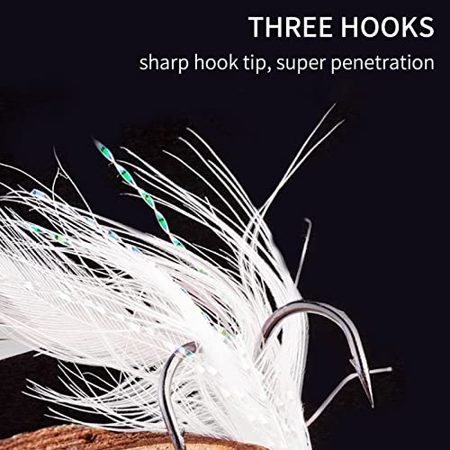 Fishing Spoons Lures - Sliver Color, Sharp Hooks & Mirror Finish